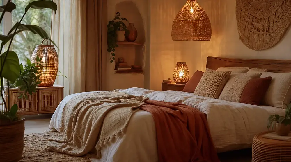Sypialnia boho jako przestrzeń pełna komfortu i stylu